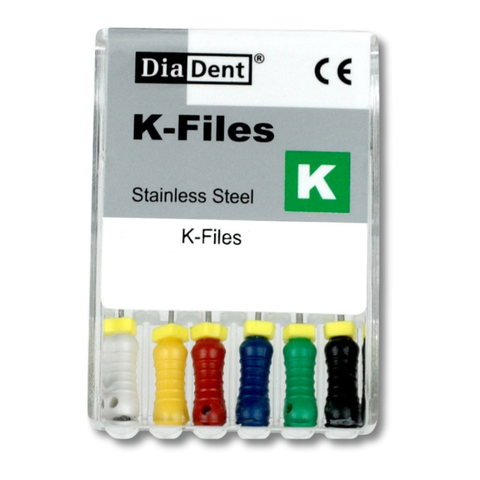 DiaDent K-Files – Stainless Steel (SS)