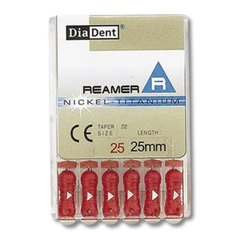 DiaDent Reamers – Nickel Titanium (NiTi)