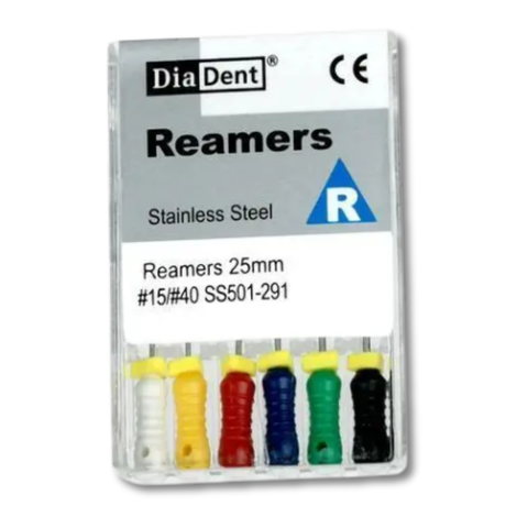 DiaDent Reamers – Stainless Steel (SS)