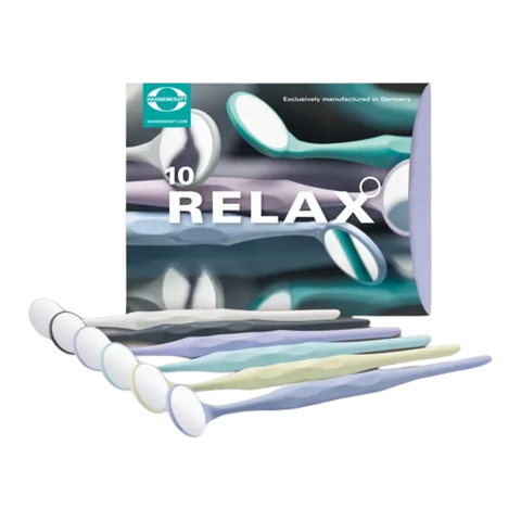 Hahnenkratt RELAX FS Rhodium – Dental Mirror Set (10 pcs)