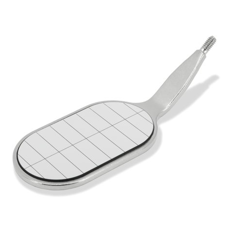 Hahnenkratt Parallelometer FS Rhodium (22 x 37 mm)