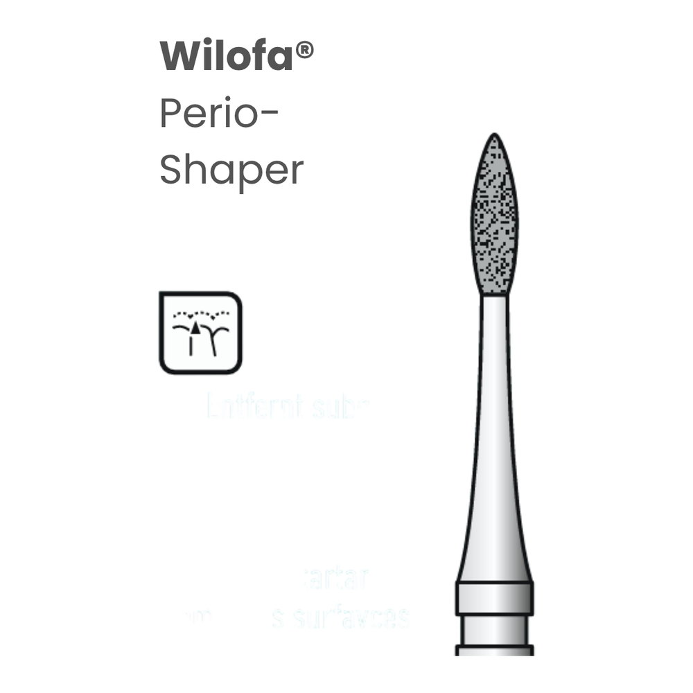 WILOFA Perio-Shaper WP – Parodontológiai gyémánteszközök