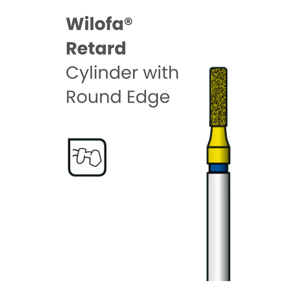 WILOFA RETARD Premium – Cylinder Round Edge, lekerekített élű henger (156–158 modellek)